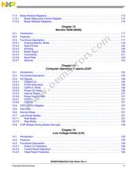 MC908AZ32ACFU Datasheet Page 11