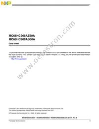 MC908AZ60AVFUER Datasheet Page 3