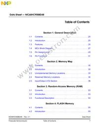 MC908BD48IBE Datasheet Page 7