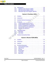 MC908BD48IBE Datasheet Page 10