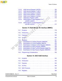 MC908BD48IBE Datasheet Page 13