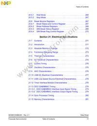 MC908BD48IBE Datasheet Page 17