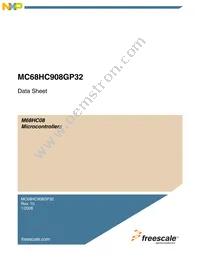 MC908GP32CPE Datasheet Cover