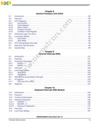 MC908GP32CPE Datasheet Page 13
