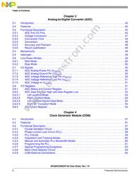 MC908GR16AVFAE Datasheet Page 8