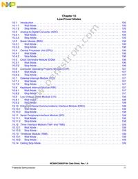 MC908GR16AVFAE Datasheet Page 11