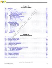 MC908GR16AVFAE Datasheet Page 17