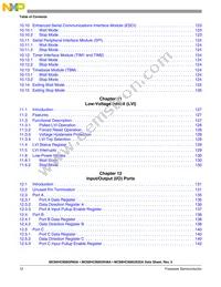 MC908GR32ACFUER Datasheet Page 12