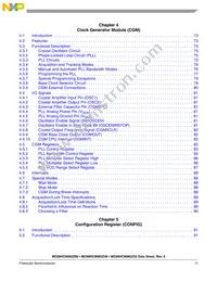 MC908GZ32VFAER Datasheet Page 11