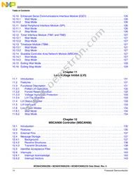 MC908GZ32VFAER Datasheet Page 14