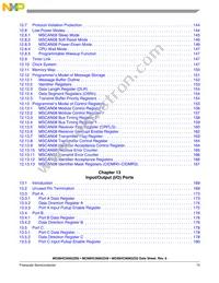 MC908GZ32VFAER Datasheet Page 15