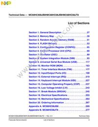 MC908JB8JDWER Datasheet Page 5