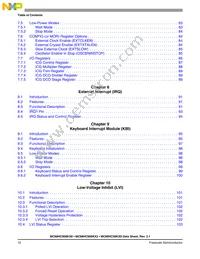 MC908KX8VDWE Datasheet Page 12