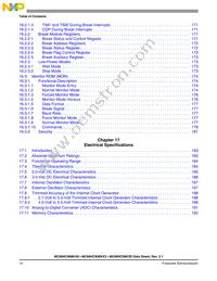 MC908KX8VDWE Datasheet Page 16