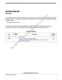 MC908LB8VDWER Datasheet Page 3