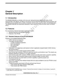 MC908LB8VDWER Datasheet Page 17