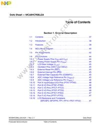 MC908LK24CPBE Datasheet Page 7