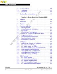 MC908LK24CPBE Datasheet Page 10