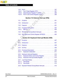 MC908LK24CPBE Datasheet Page 20