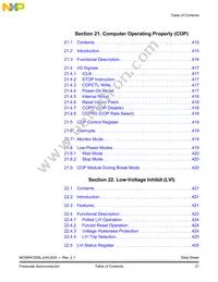 MC908LK24CPBE Datasheet Page 21