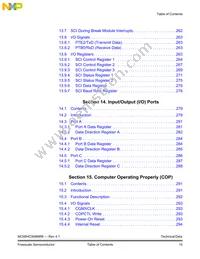 MC908MR8MPE Datasheet Page 15
