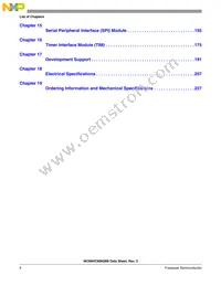 MC908QB4MDTE Datasheet Page 8