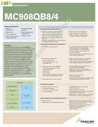 MC908QB4MDWER Datasheet Cover