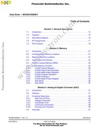 MC908QF4CFJ Datasheet Page 7