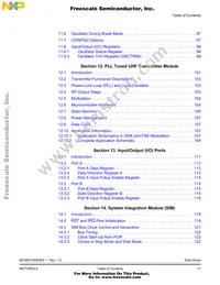 MC908QF4CFJ Datasheet Page 11