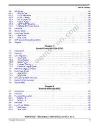 MC908QL3VDTE Datasheet Page 9