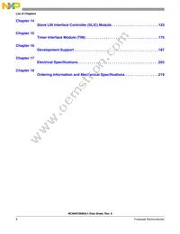 MC908QL4MDTER Datasheet Page 8