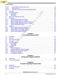 MC908QL4MDTER Datasheet Page 10