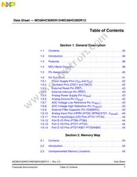 MC908SR12MFAE Datasheet Page 7