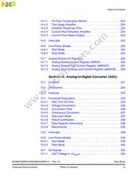 MC908SR12MFAE Datasheet Page 15
