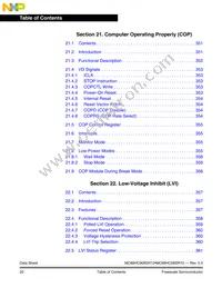 MC908SR12MFAE Datasheet Page 20