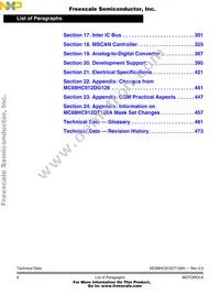 MC912DT128CCPVE Datasheet Page 6