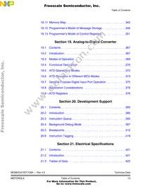MC912DT128CCPVE Datasheet Page 13
