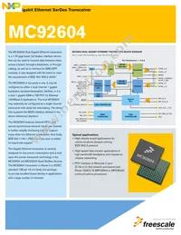 MC92460ZU Datasheet Cover