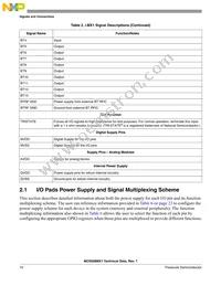 MC9328MX1VM20R2 Datasheet Page 10