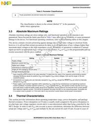 MC9RS08KB12CWJ Datasheet Page 9
