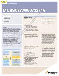 MC9S08AW32MFUE Datasheet Cover
