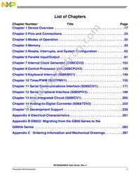 MC9S08GB60ACFUER Datasheet Page 7