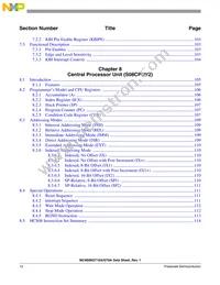 MC9S08GT8ACFDER Datasheet Page 14