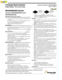 MC9S08GW64CLK Datasheet Cover