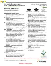 MC9S08JE128VMB Datasheet Cover