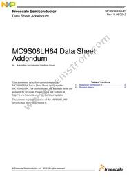 MC9S08LH36CLK Datasheet Page 2