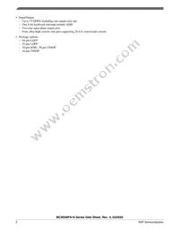 MC9S08PA16VTJ Datasheet Page 2