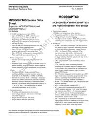 MC9S08PT32AVQH Datasheet Cover