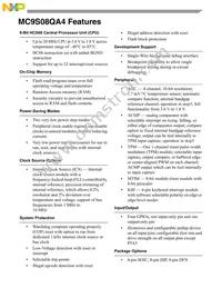 MC9S08QA2CPAE Datasheet Page 3