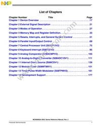 MC9S08QA2CPAE Datasheet Page 7